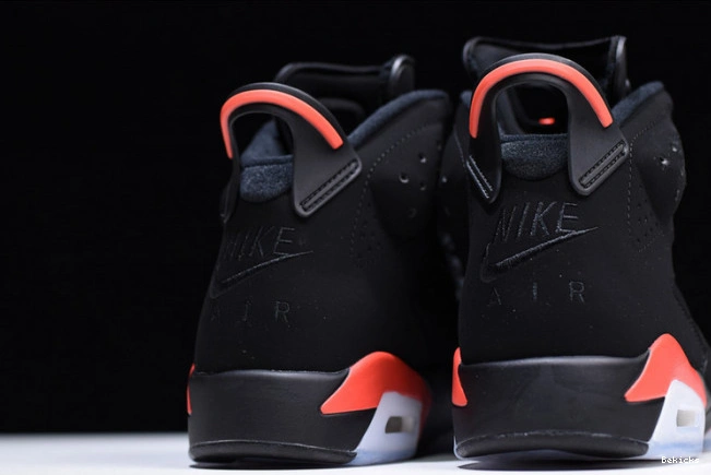 Reps BK 384664-060 air jordan 6 retro black infrared 1106